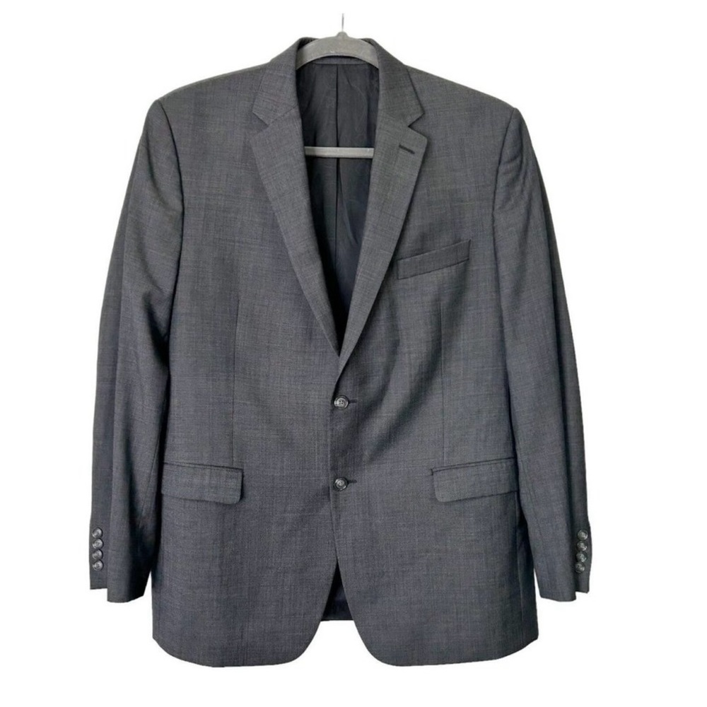 Donald Trump Wool Blazer Jacket Mens Size 44L Gray Business Casual